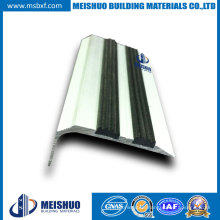 Hotel Flexible Slip-Resistant Aluminum Frame Rubber Nosing for Stairs